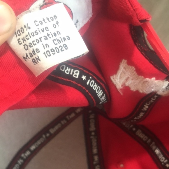 Angry Birds Rovio Entertainment Retro 2005-2013 Red Embroidered Adjustable Cap - Picture 10 of 10